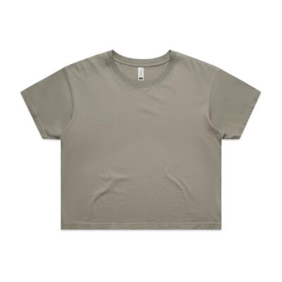 Wo's Faded Crop Tee  Thumbnail