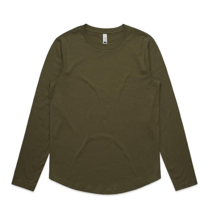 Wo's Curve L/s Tee Thumbnail