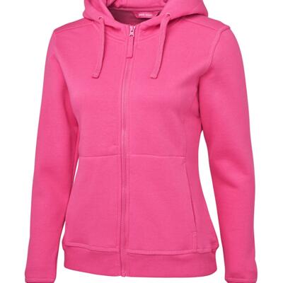 JB's LADIES FULL ZIP FLEECY HOODIE Thumbnail