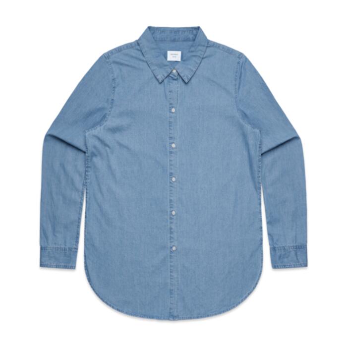 Wo's Blue Denim Shirt  Thumbnail