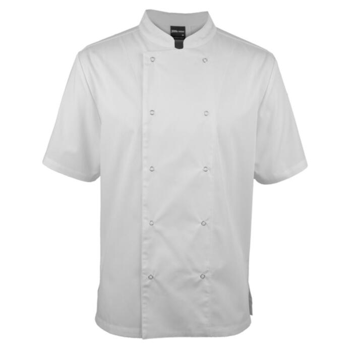 JB'S S/S SNAP BUTTON CHEFS JACKET Thumbnail