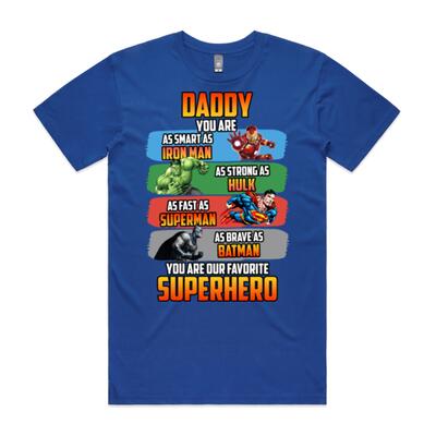 Father's Day Superhero Tee Thumbnail