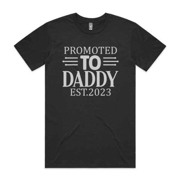 Promoted To Daddy 2023 Tee Thumbnail